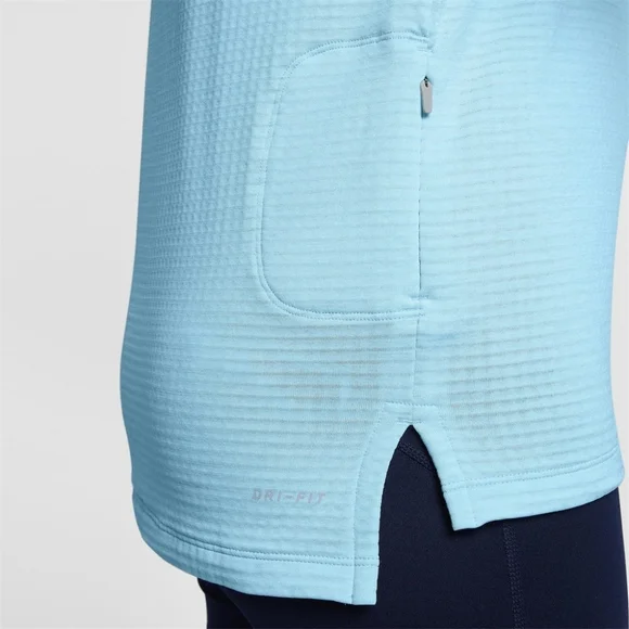 Nike Women’s Blue Dri-FIT 1/2 Zip Pullover - Size S - Performance Gear - Picture 6 of 16